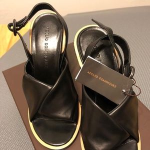 ADOLFO DOMINGUEZ SHOES BLACK COLOR
